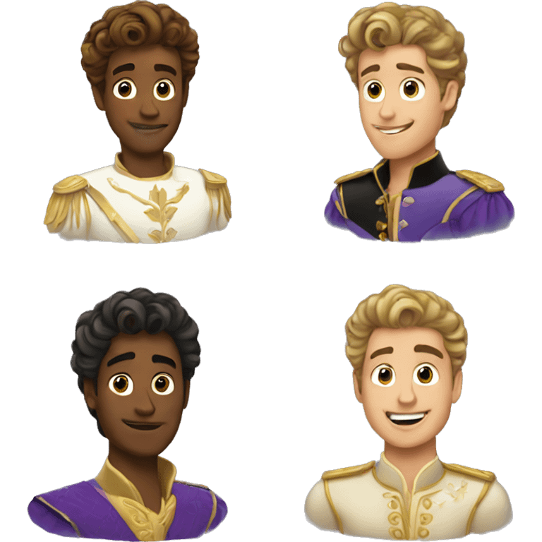 prince charming hair develops emoji