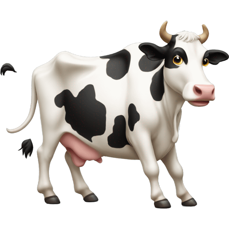 Dancing cow emoji