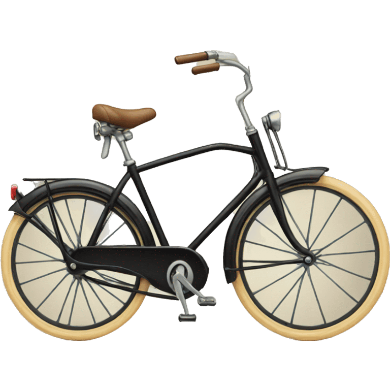  vintage black bicycle  emoji