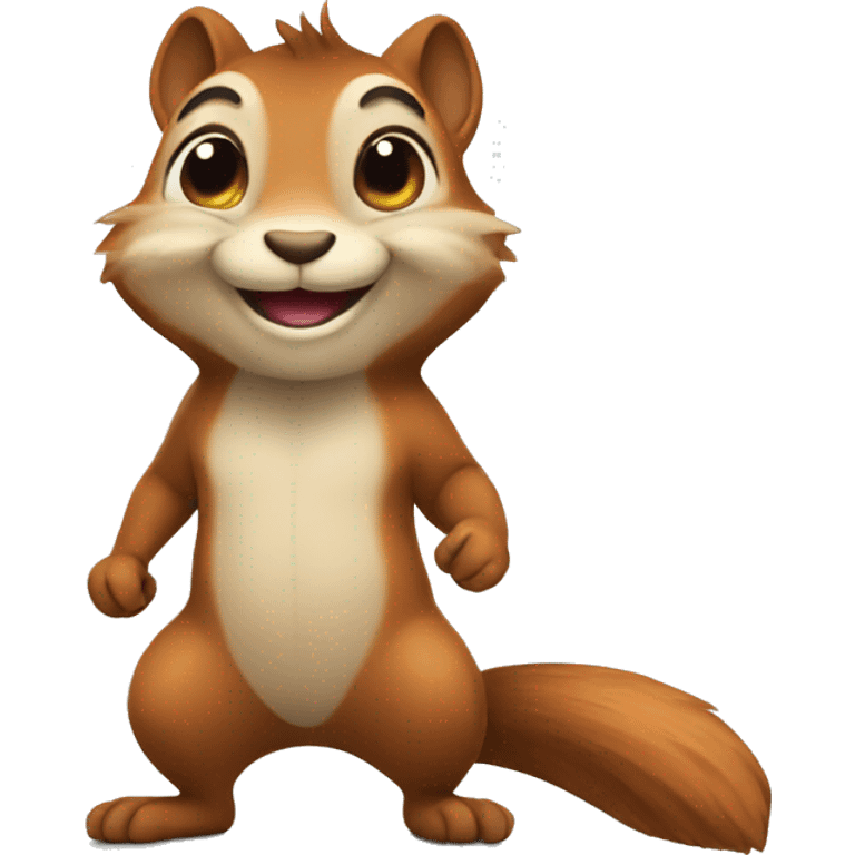 squirell celebrating emoji