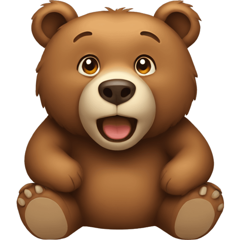 bear sitting emoji