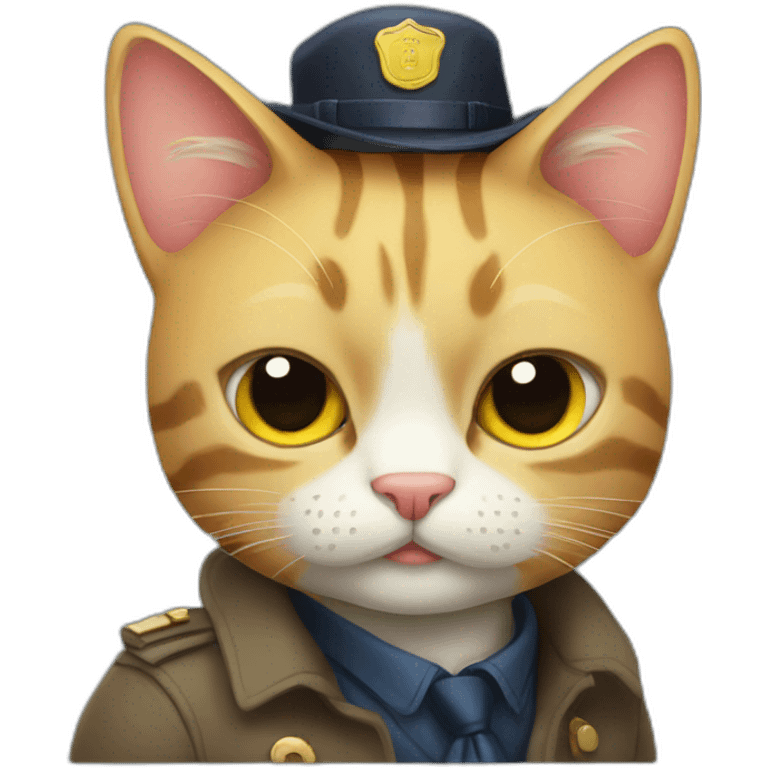 detective cat emoji