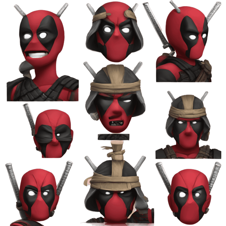 samurai deadpool emoji