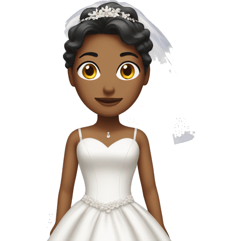 Woman in wedding dress emoji