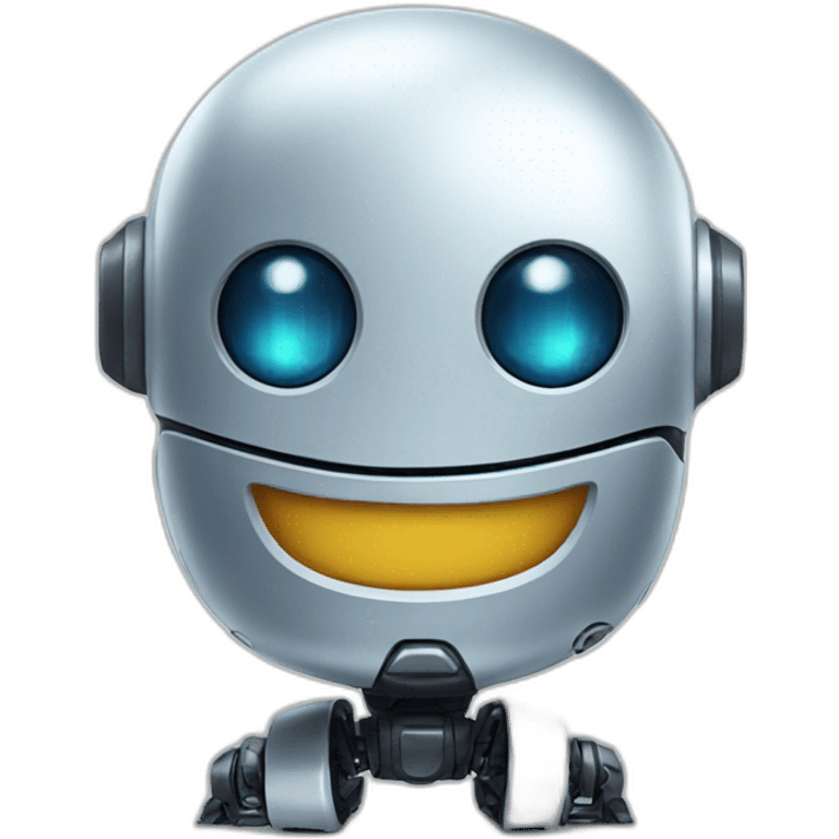 Robot smiling emoji