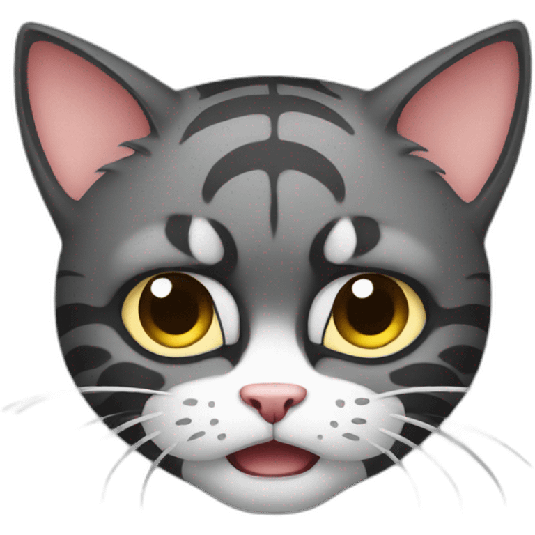 angry cat cute emoji