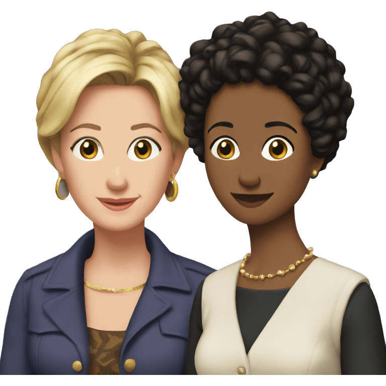 carol and susan from friends tv series emoji