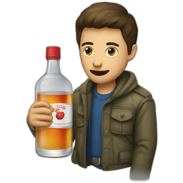 stalker drink vodka emoji