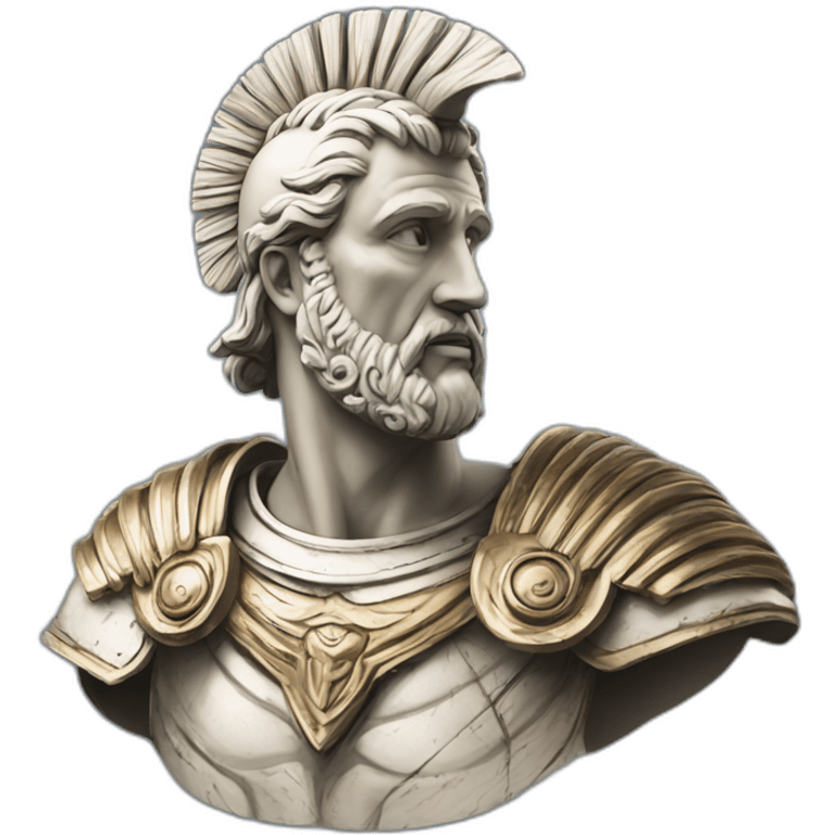 centurion-bust-profile-pen-art emoji