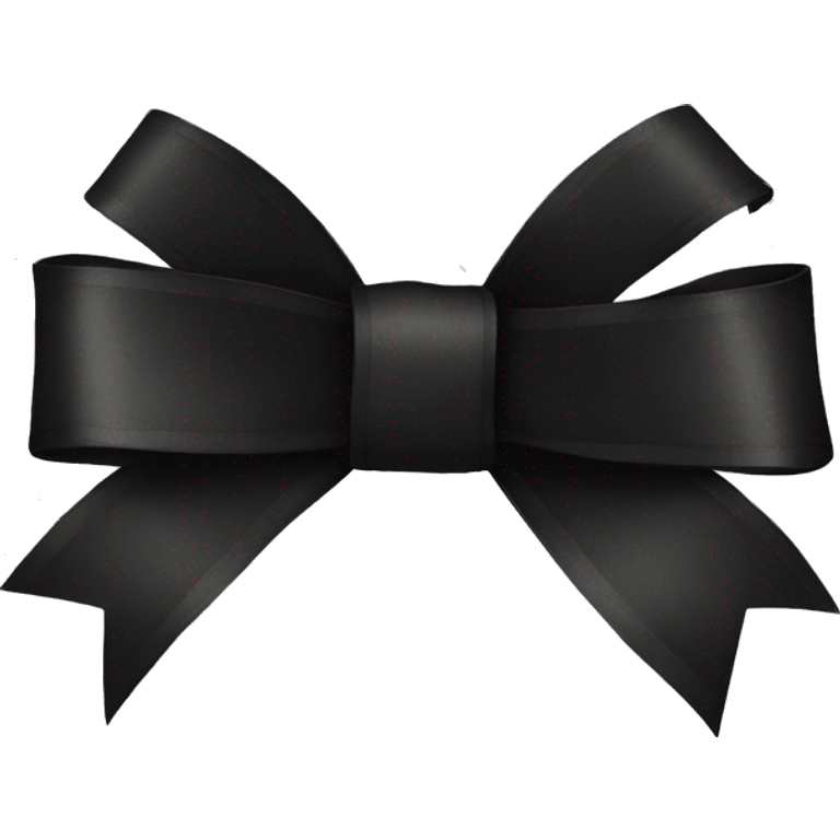 Black ribbon emoji