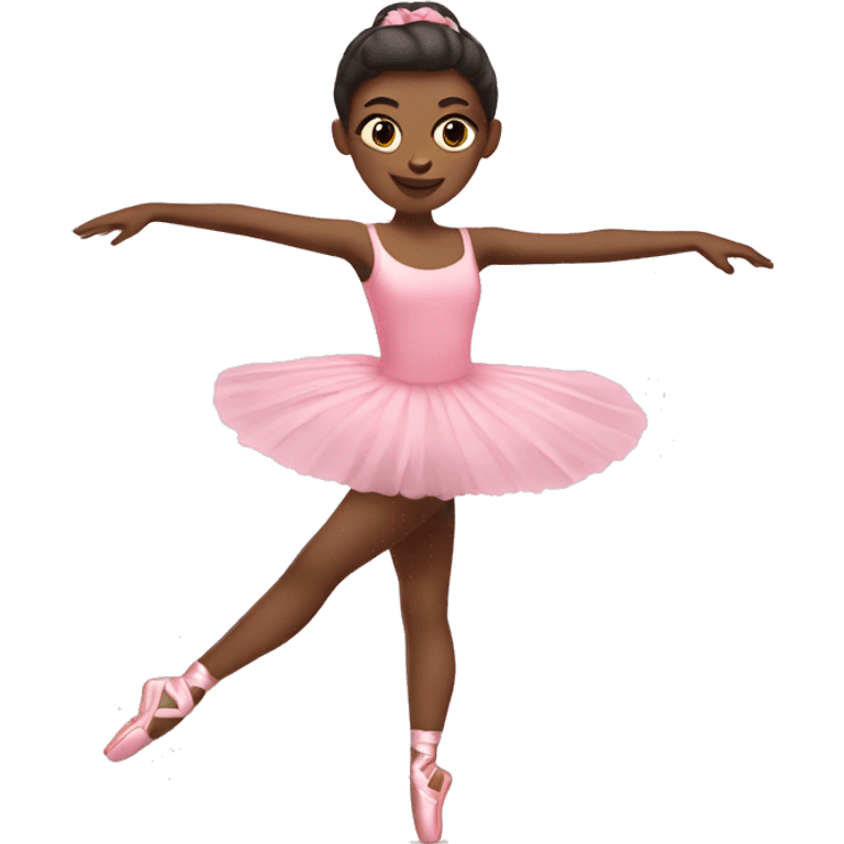 Pink ballet dancer emoji