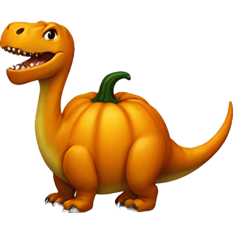 Dinosaur Pumpkin emoji