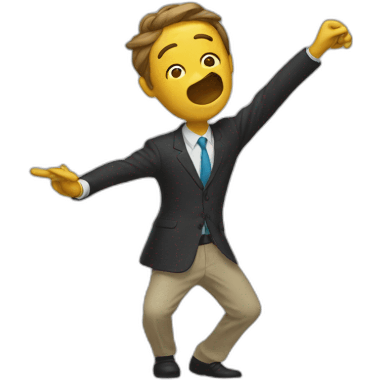 Un dab emoji