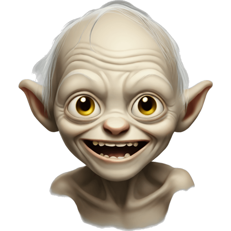 happy gollum emoji