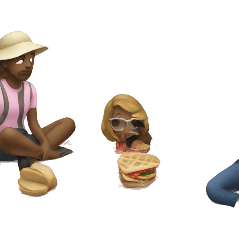 Picnic at the park emoji