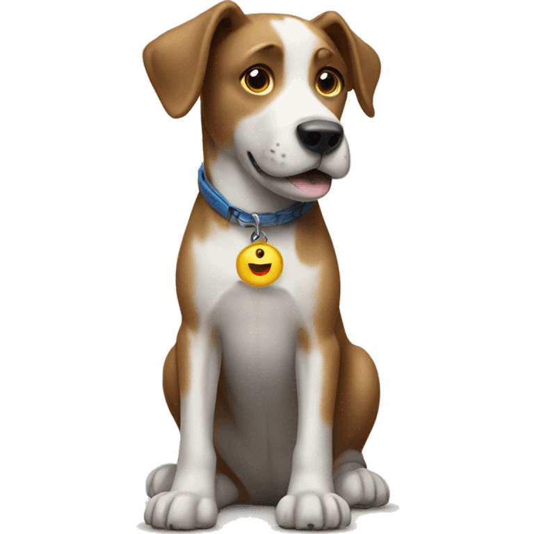 Dog with crocs on emoji