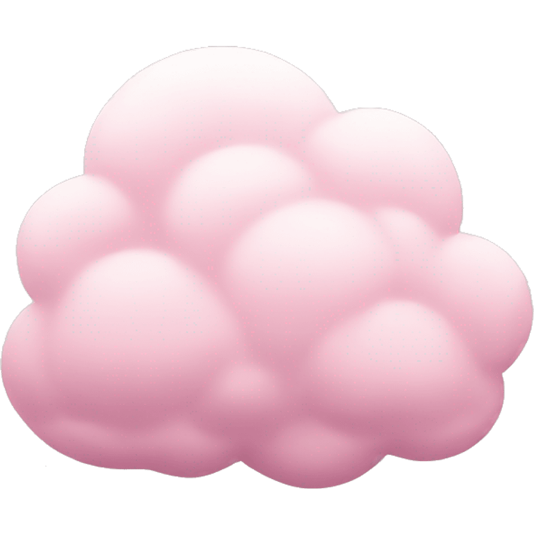 pastel pink cloud emoji