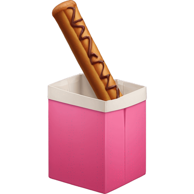 pink box pepero emoji