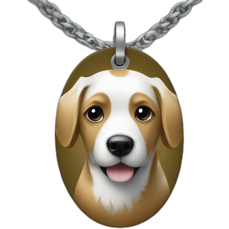 Dog tag emoji