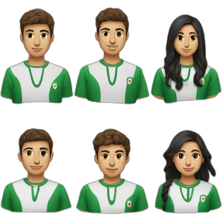 Algerian student club of 6 members emoji