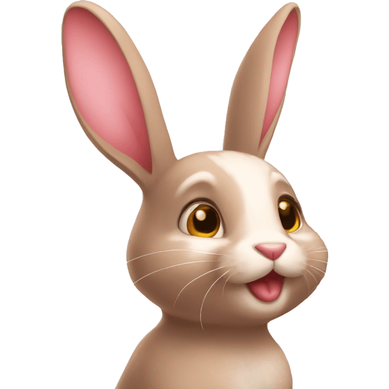 lapin rose emoji