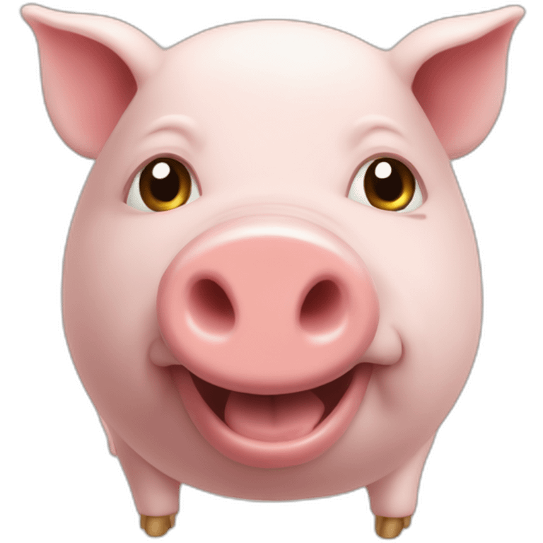 Cochon stylé emoji