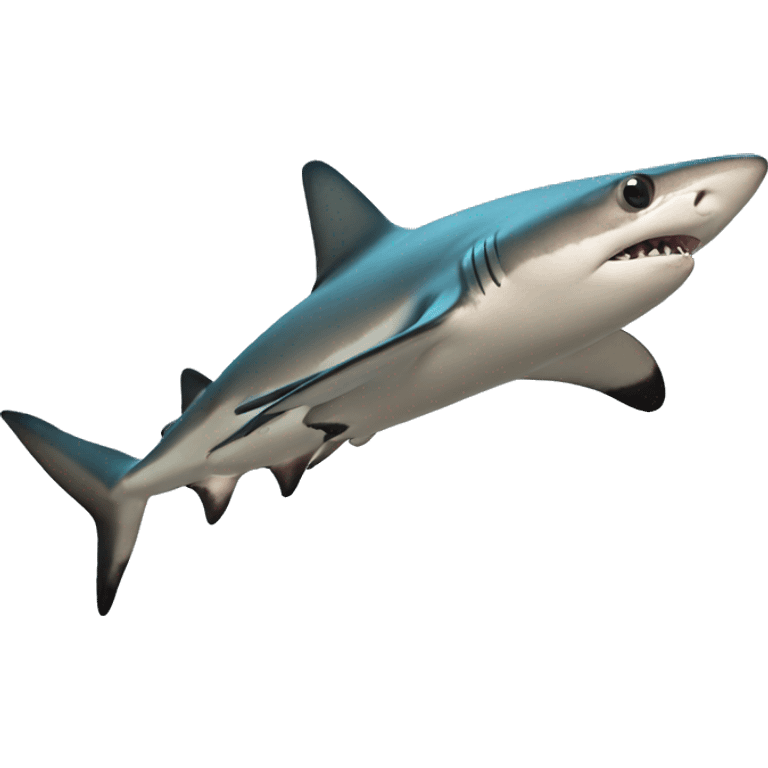 Black tip reef shark emoji