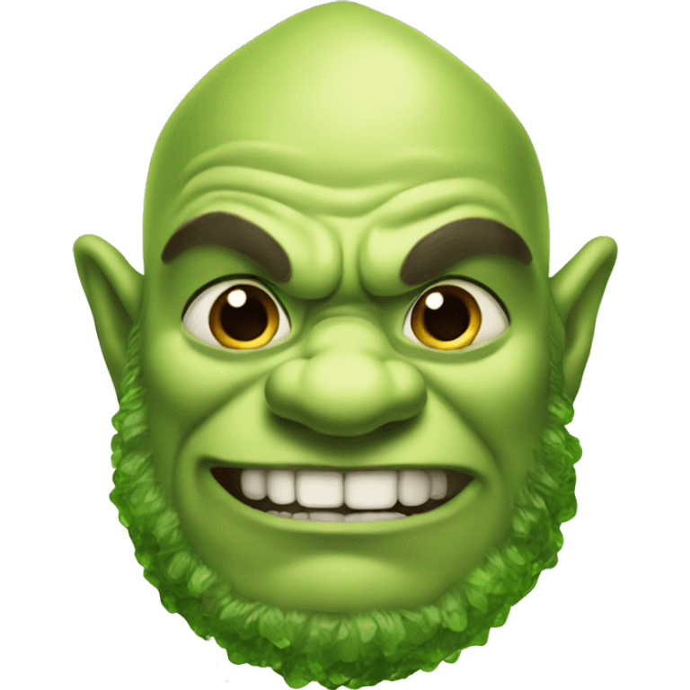 Ogre com sapatinho de cristal emoji