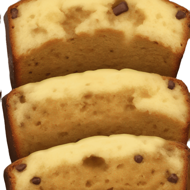 A slice of banana bread  emoji