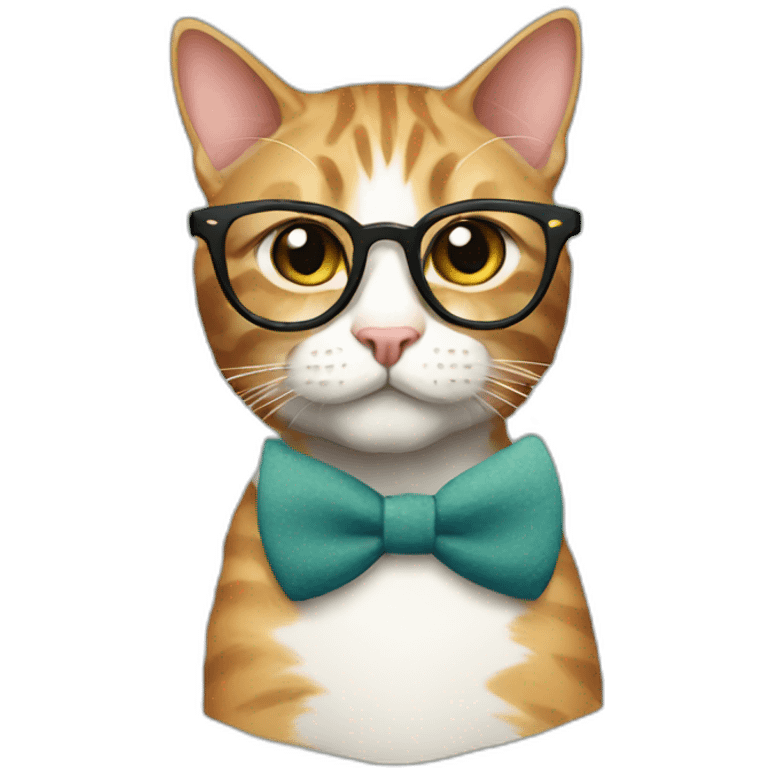 hipster cat emoji