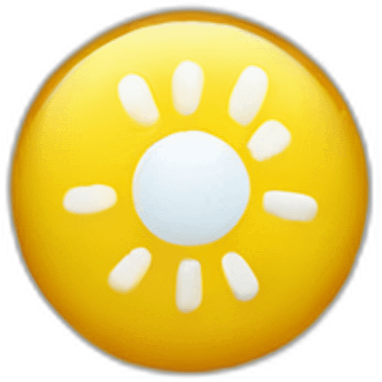 snowflakes, sun day emoji