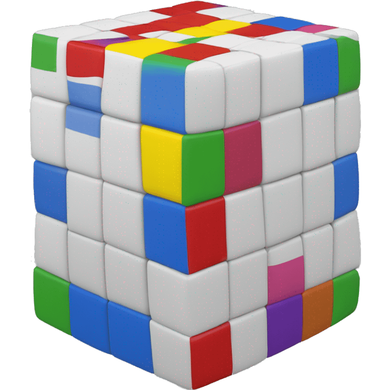 cube Rubik 3 x3 emoji