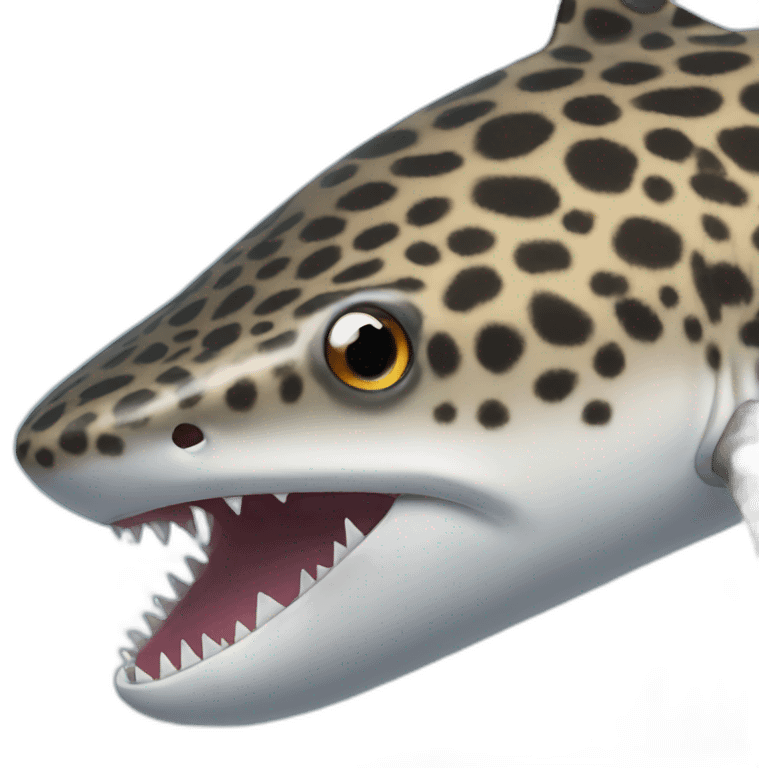 Leopard shark emoji