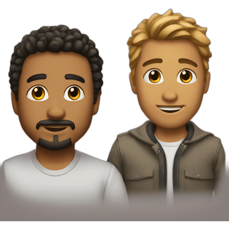 Vinny & Baxter  emoji