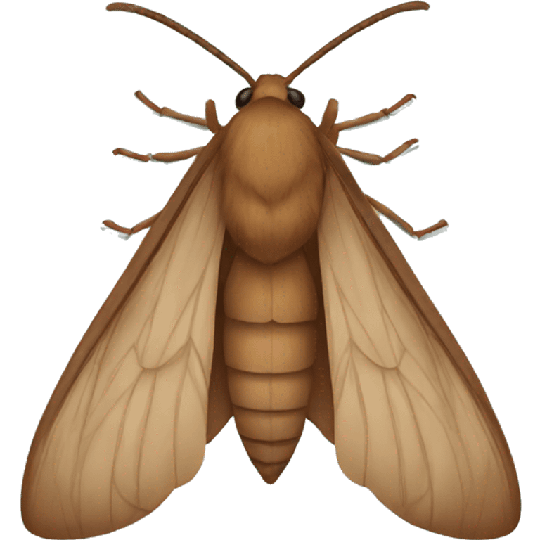 Brown Moth emoji