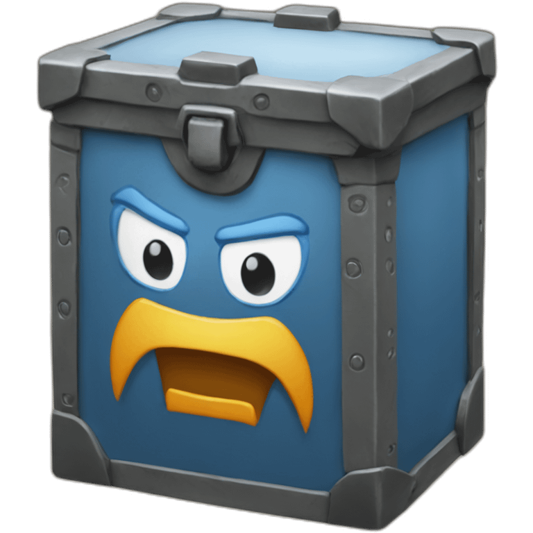 The Thunder box emoji