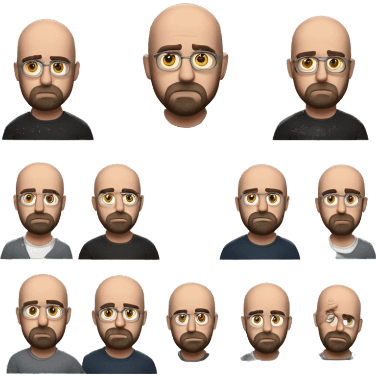 photorealistic Charles Michel sad emoji