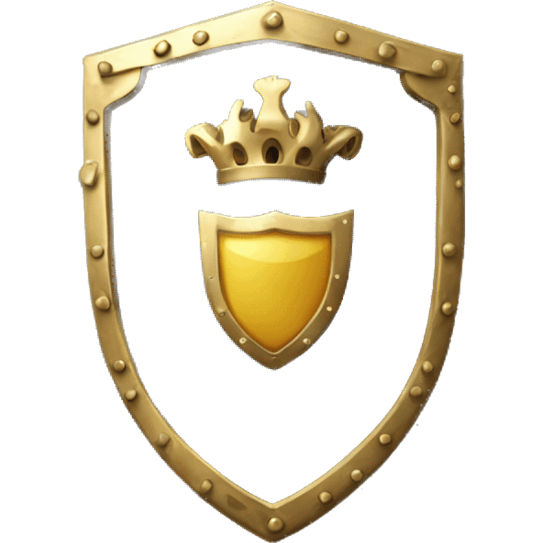 aristocrat shield with a playbutton on it emoji