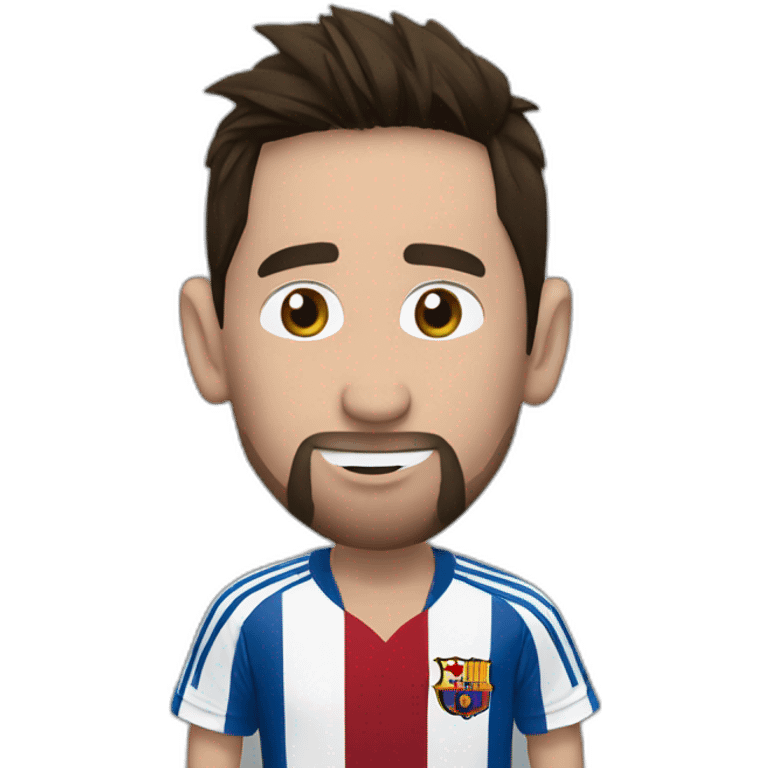 Messi saying que mira bobo emoji