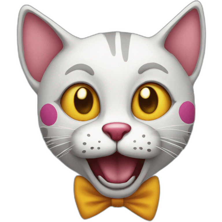 cat clown emoji