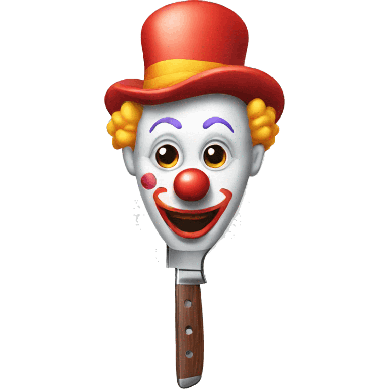 clown knife emoji