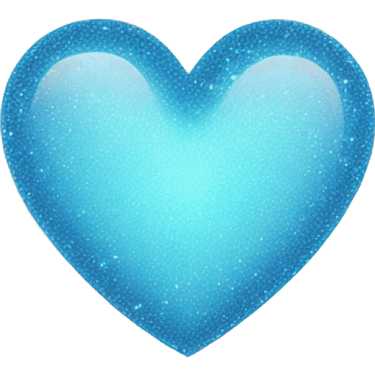 Light blue heart with sparkles  emoji