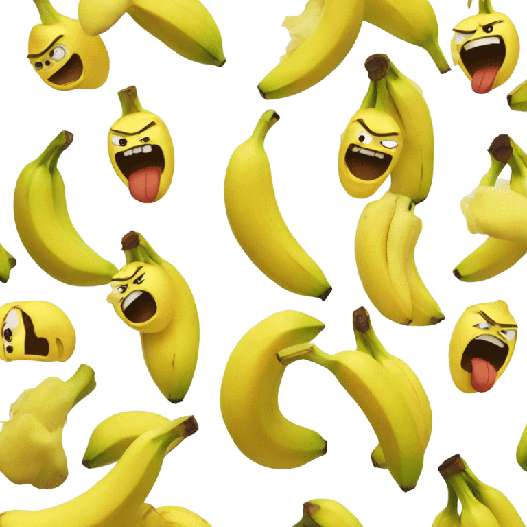 Angry banana  emoji