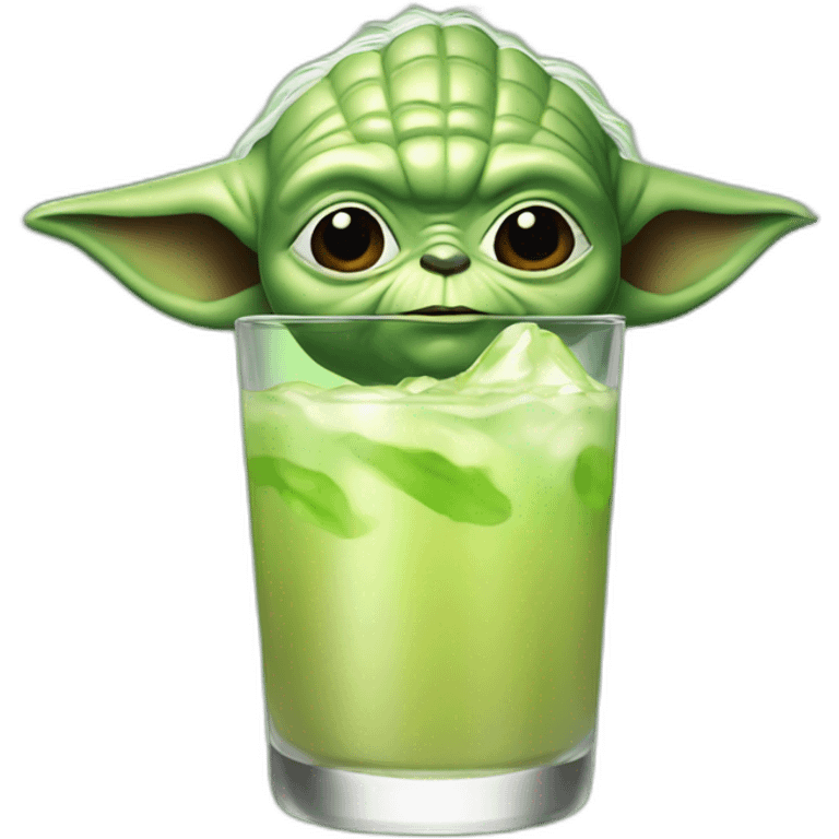 Yoda drink emoji