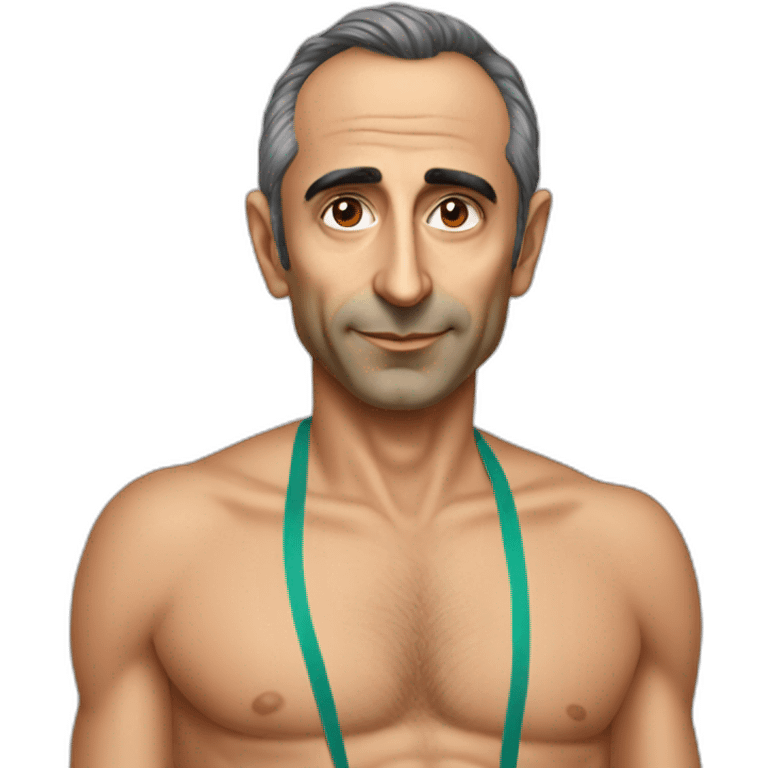 Eric zemmour en bikini emoji