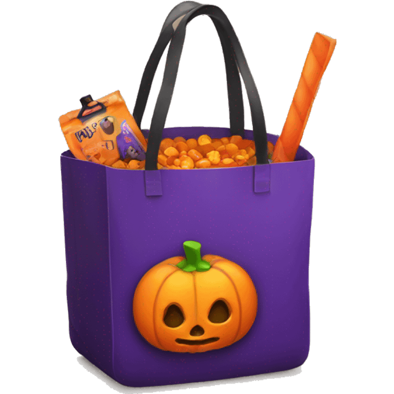 trick or treat bag  emoji