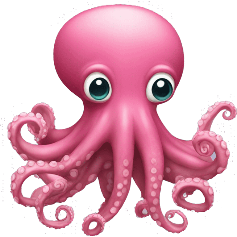 Pulpo rosa emoji