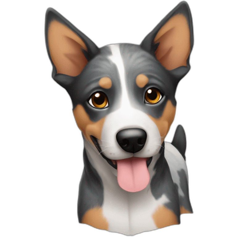 australian cattle dog puppy emoji