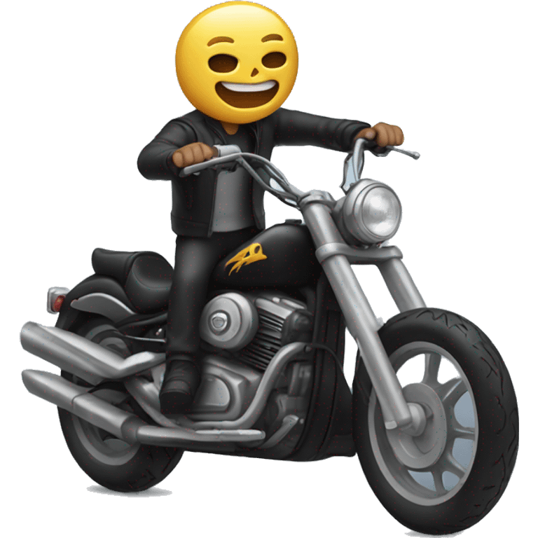 Death riding a motorcycle  emoji