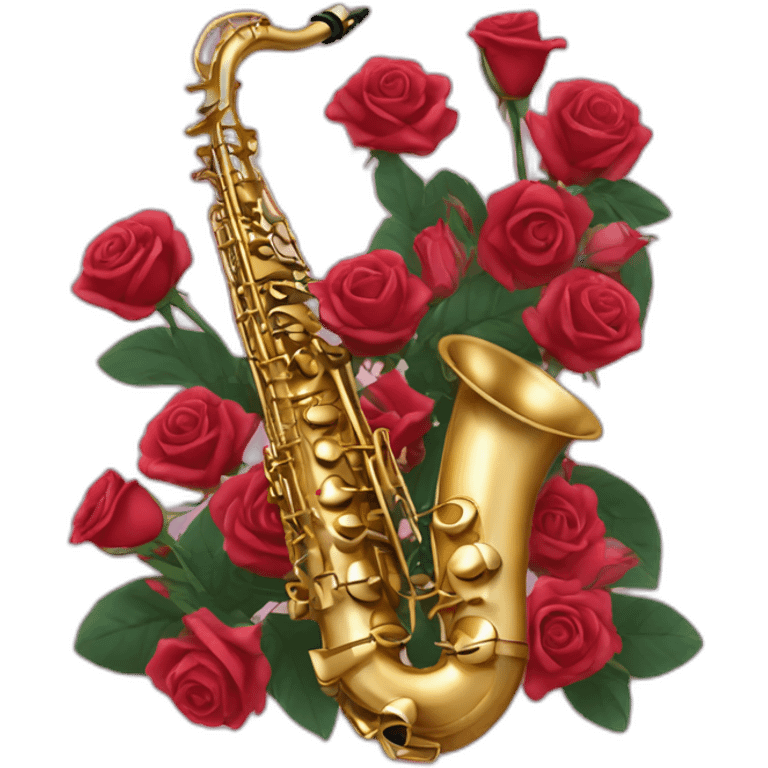 saxophones&Roses emoji